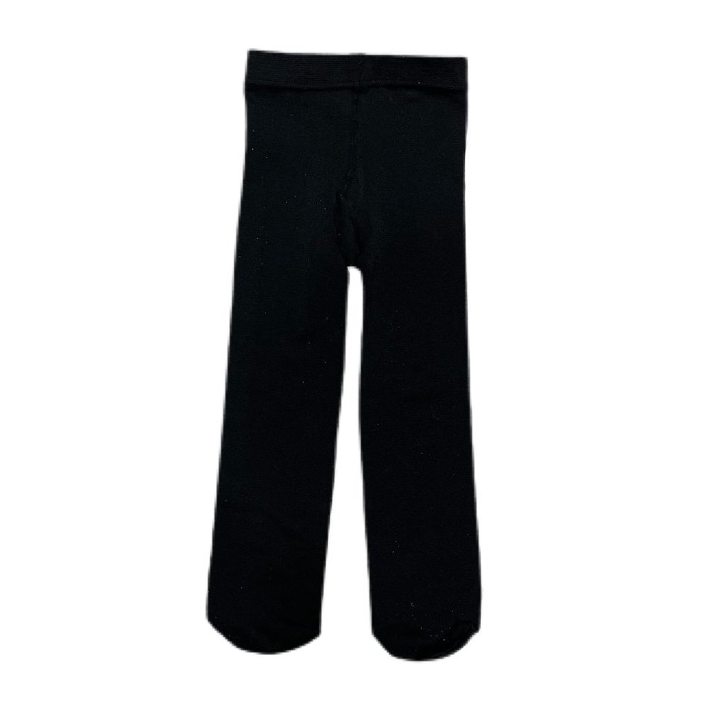 Plush Toddler Black Warm Thick Tights 12-24 Months